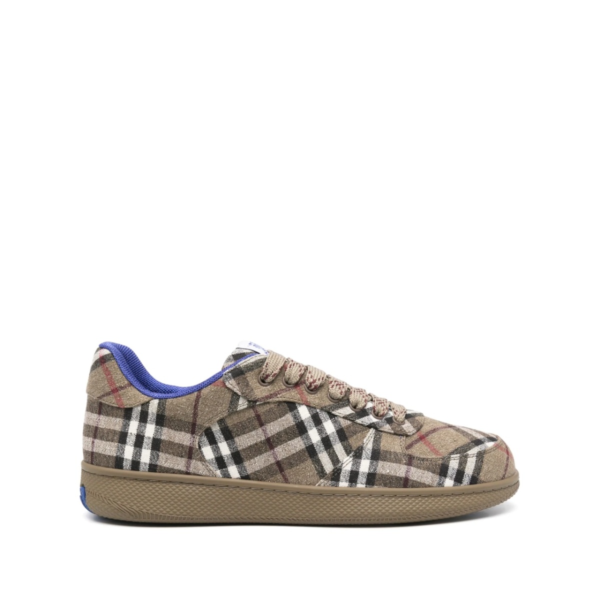 checked sneakers