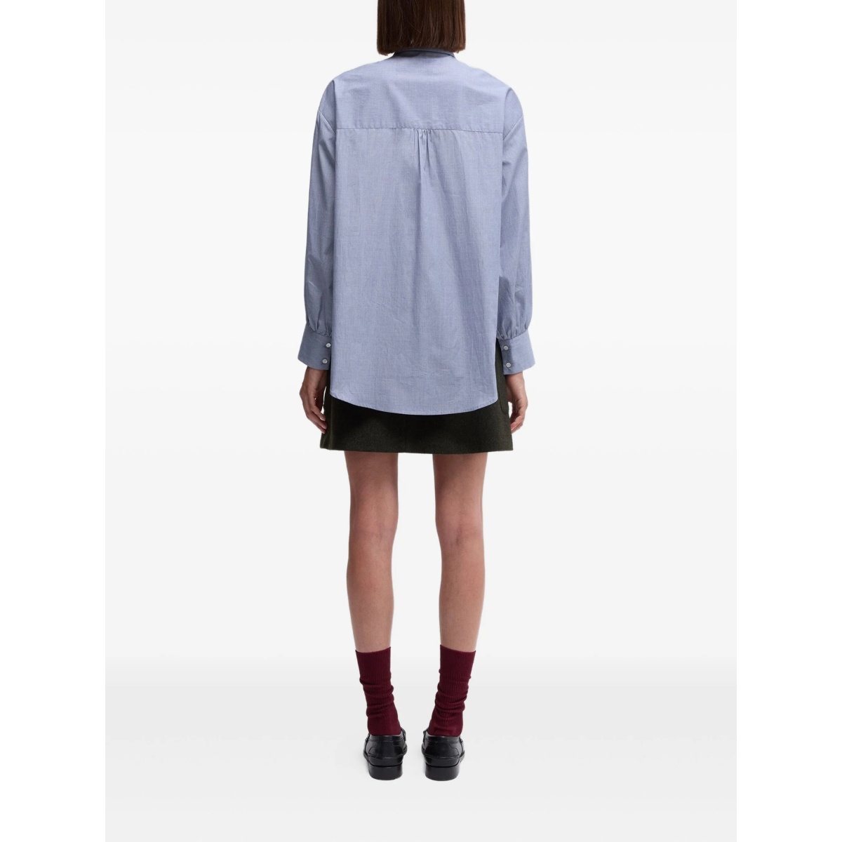 chest-pocket long-sleeve shirt - Img 3