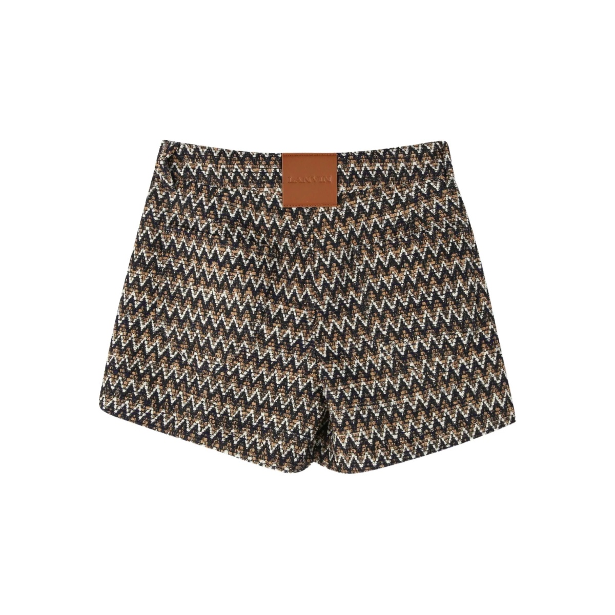 chevron-pattern wrap shorts - Img 2