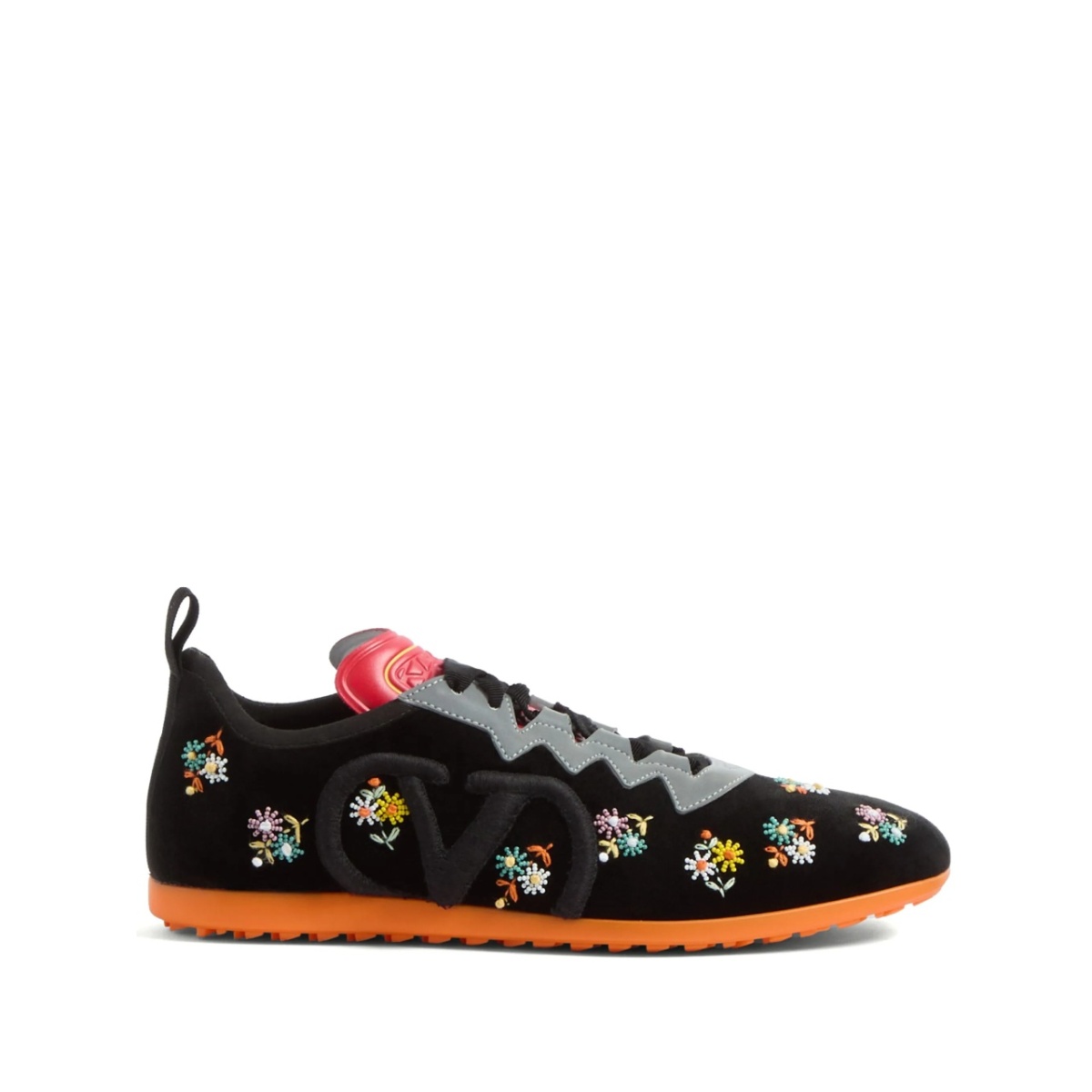 Chromathon velvet sneakers