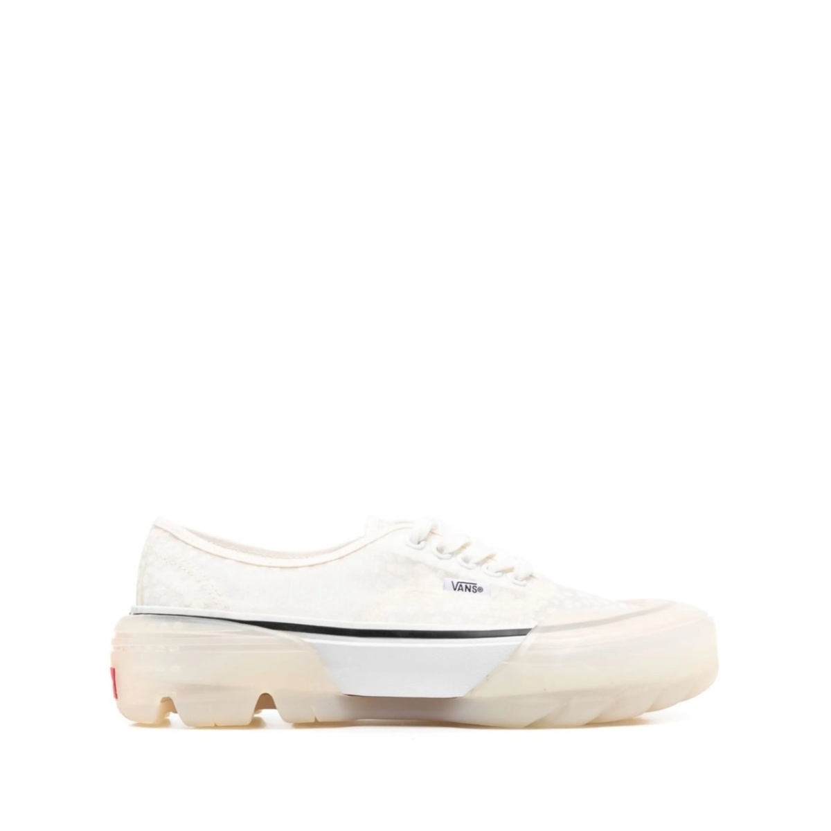 chunky logo-patch lace-up sneakers