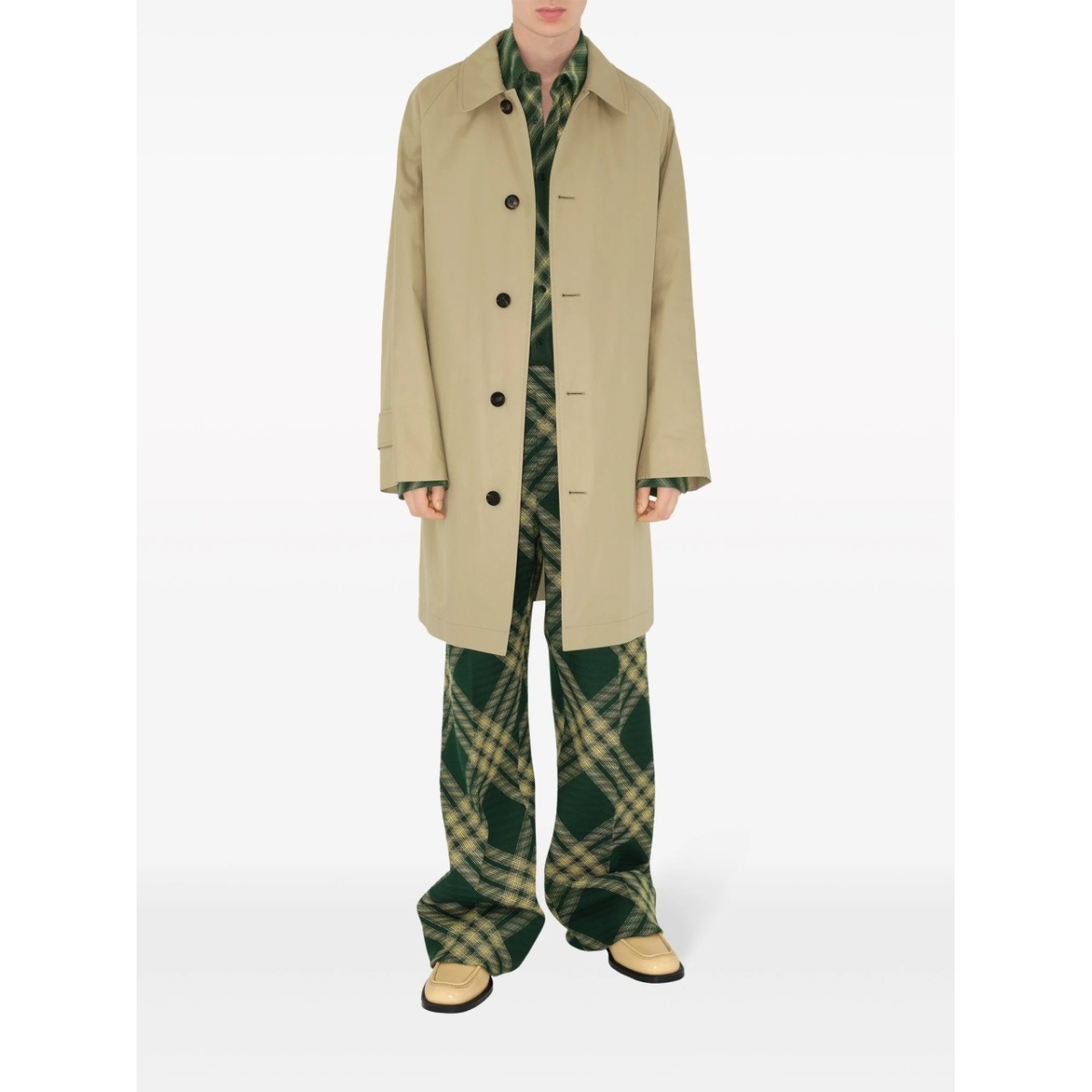 classic above-the-knee raincoat - Img 2