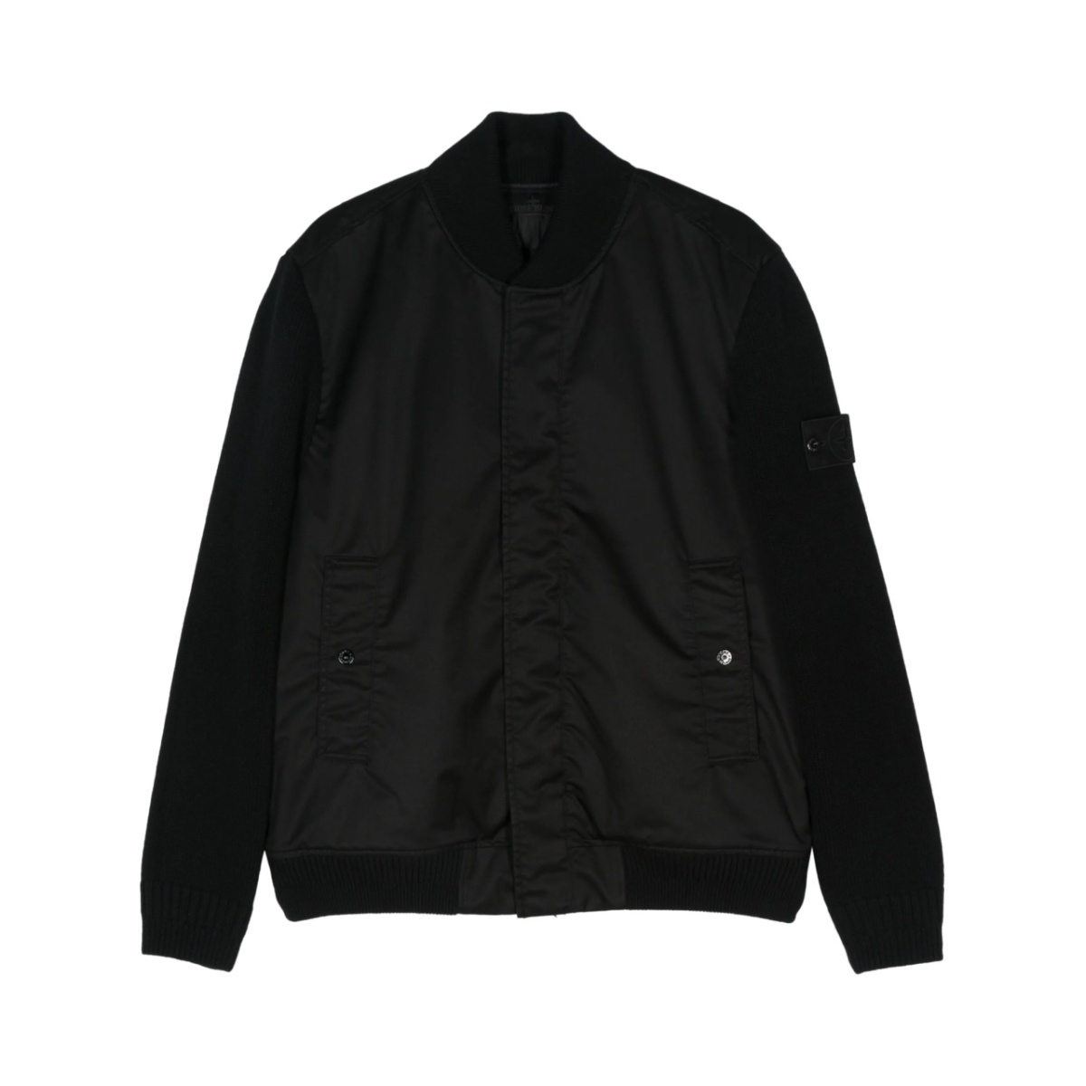 Compass-badge bomber jacket