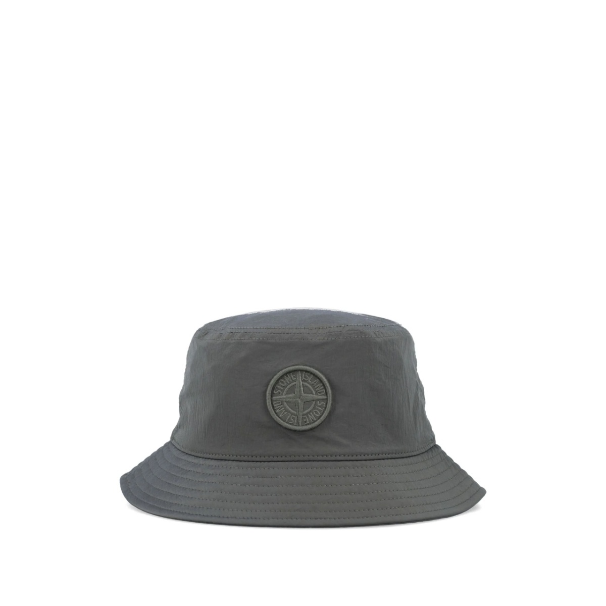 Compass-badge bucket hat