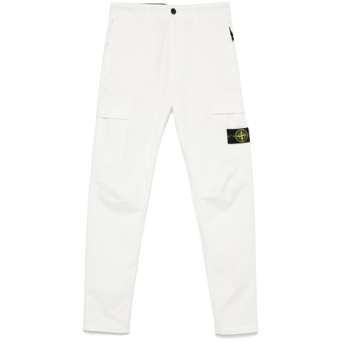 Compass-badge tapered trousers
