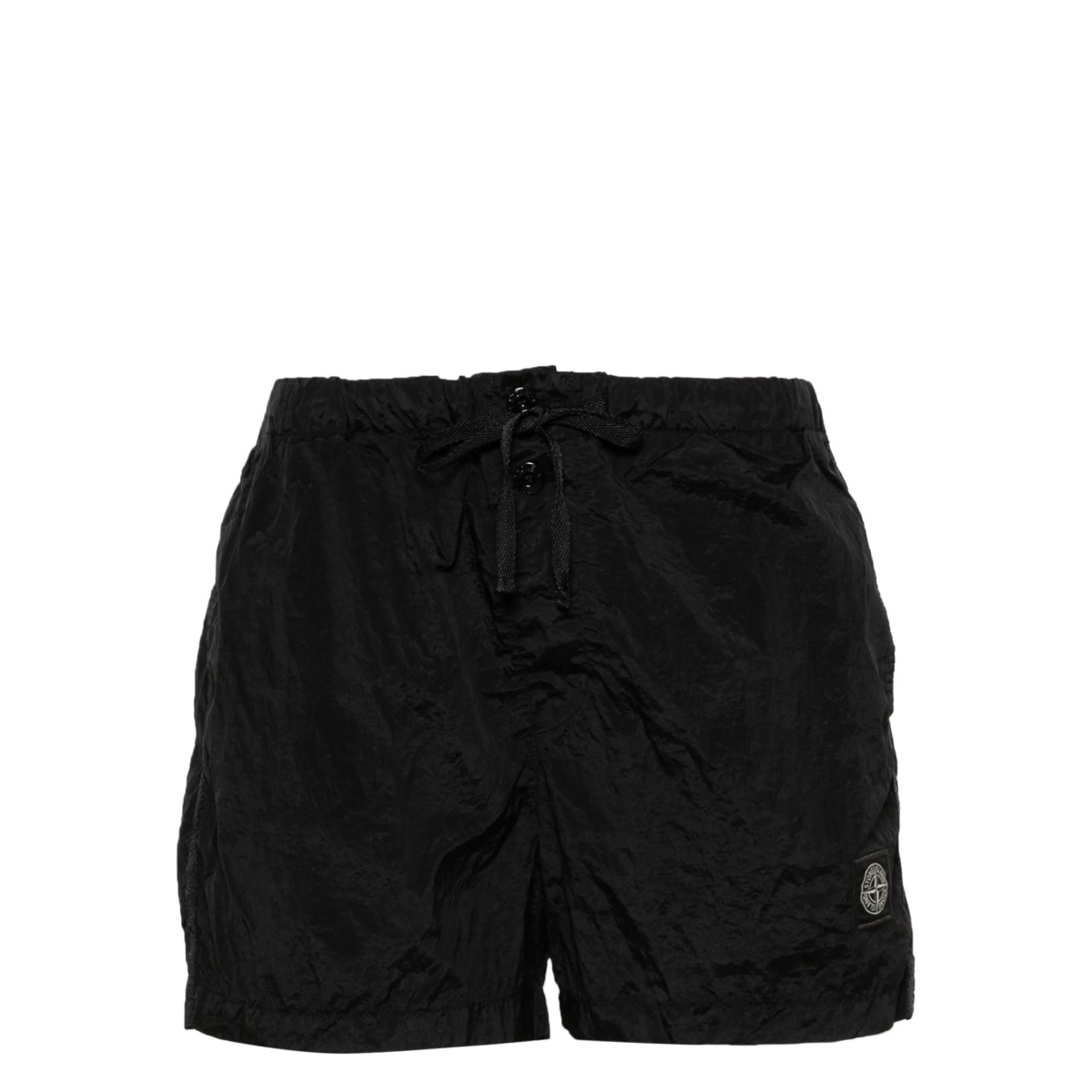 Compass-patch swim shorts