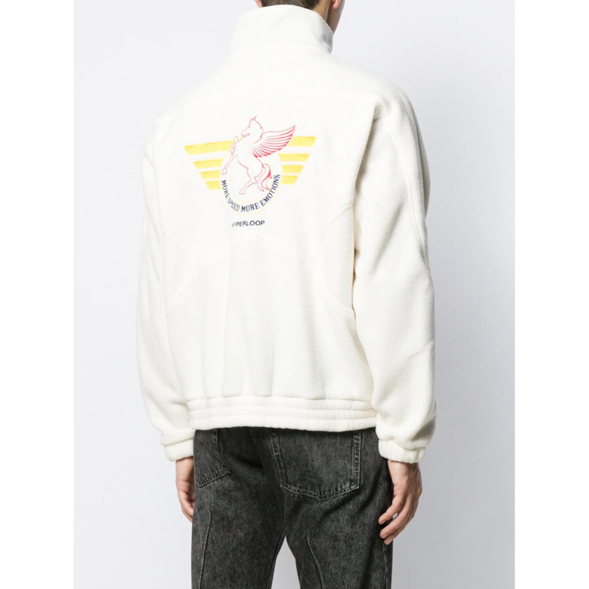 contrast stripe sweatshirt - Img 4