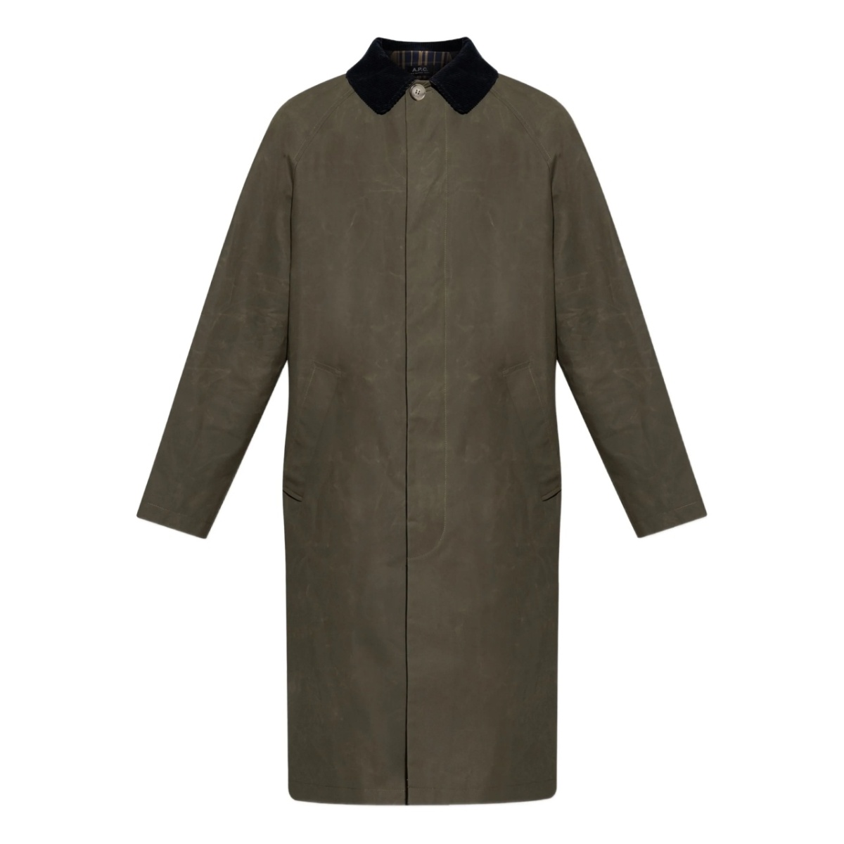 corduroy-collar coat