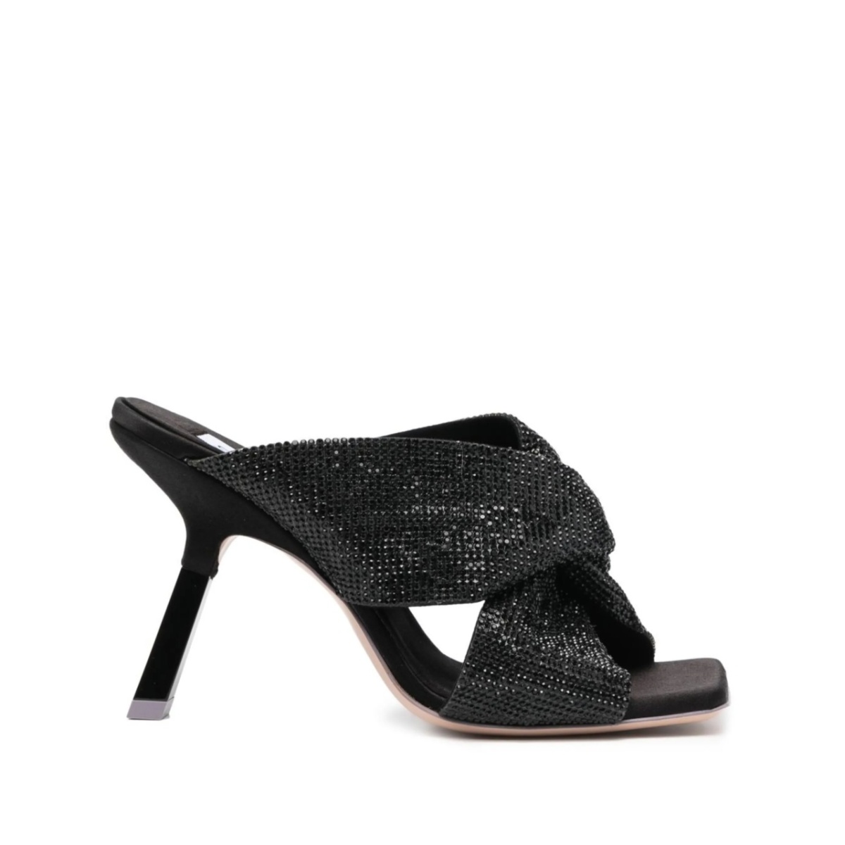 crystal-embellished open-toe 110mm mules