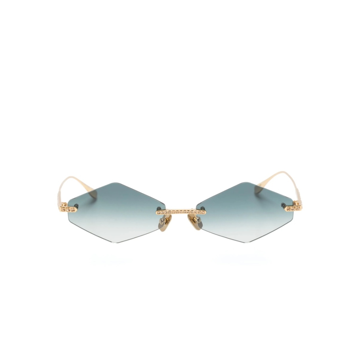 Crystal Nest geometric-frame sunglasses