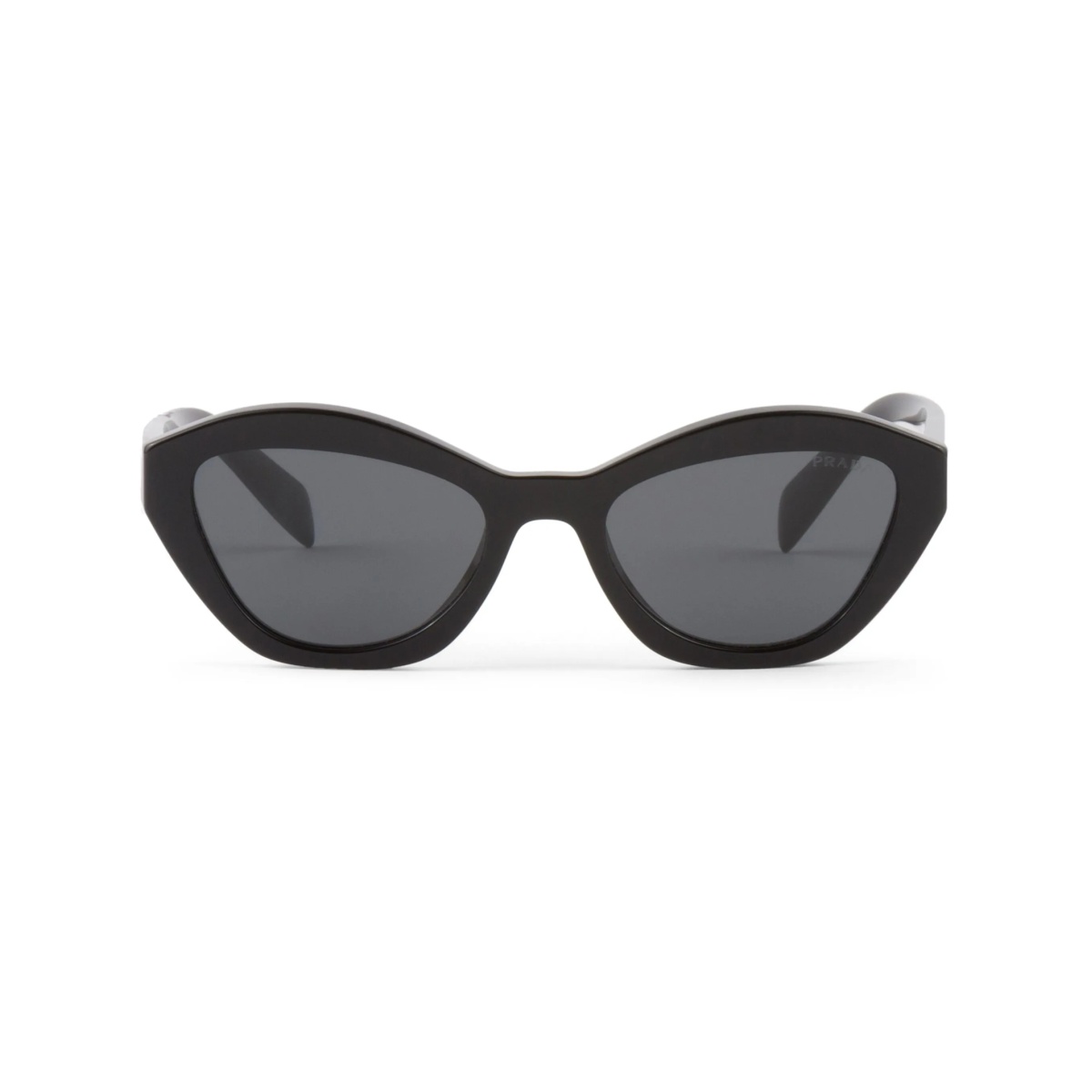 curved cat-eye frame sunglasses