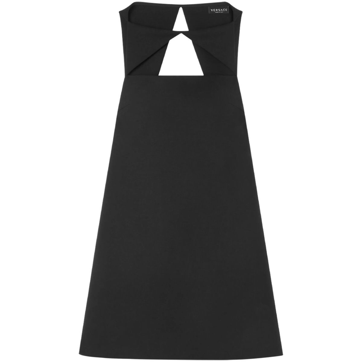 cut-out sleeveless minidress