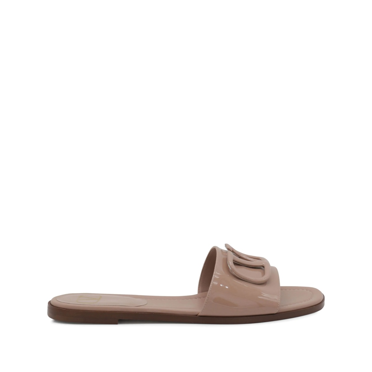 debossed logo sandals