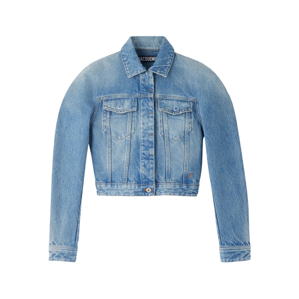 denim cropped jacket