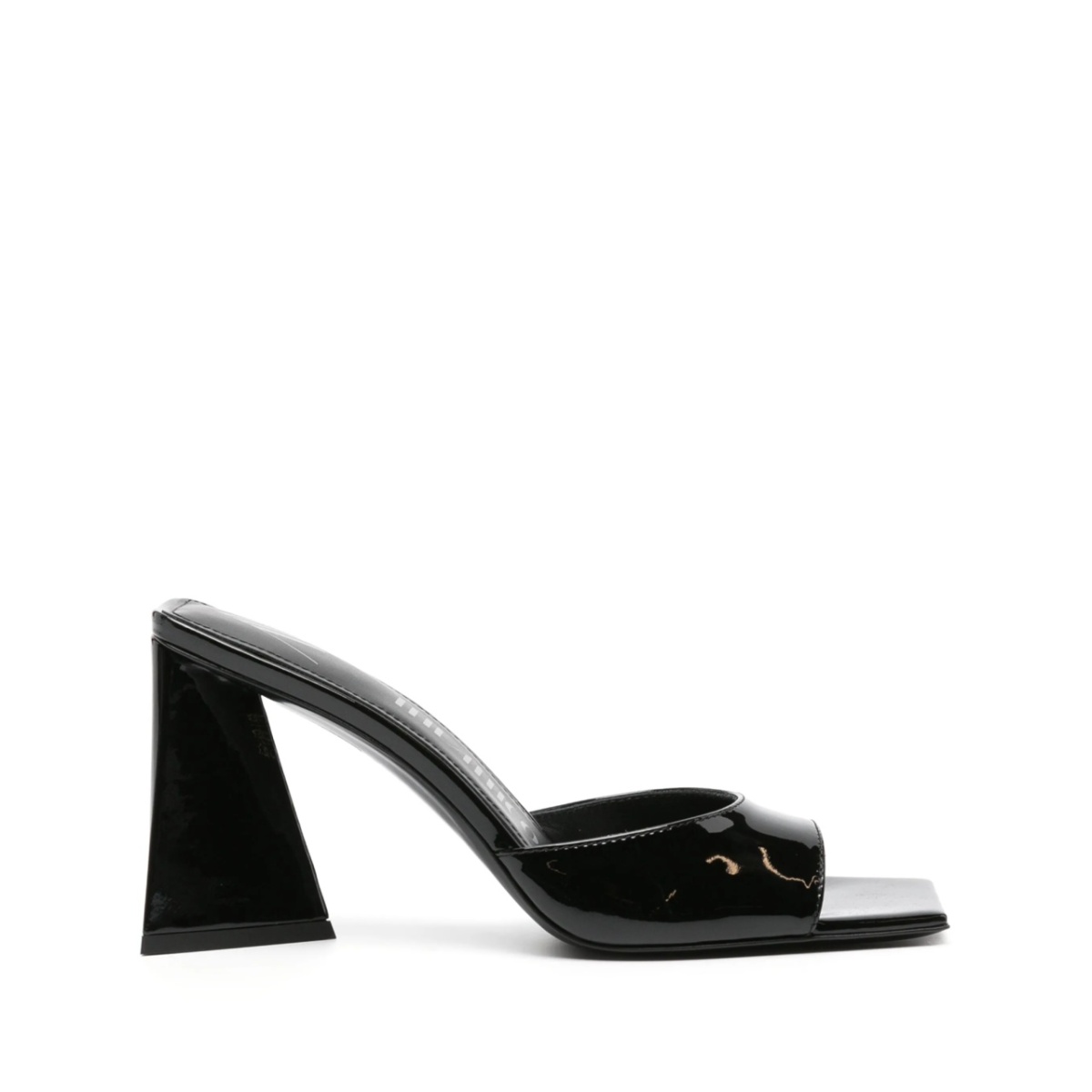 Devon 85mm patent-leather mules