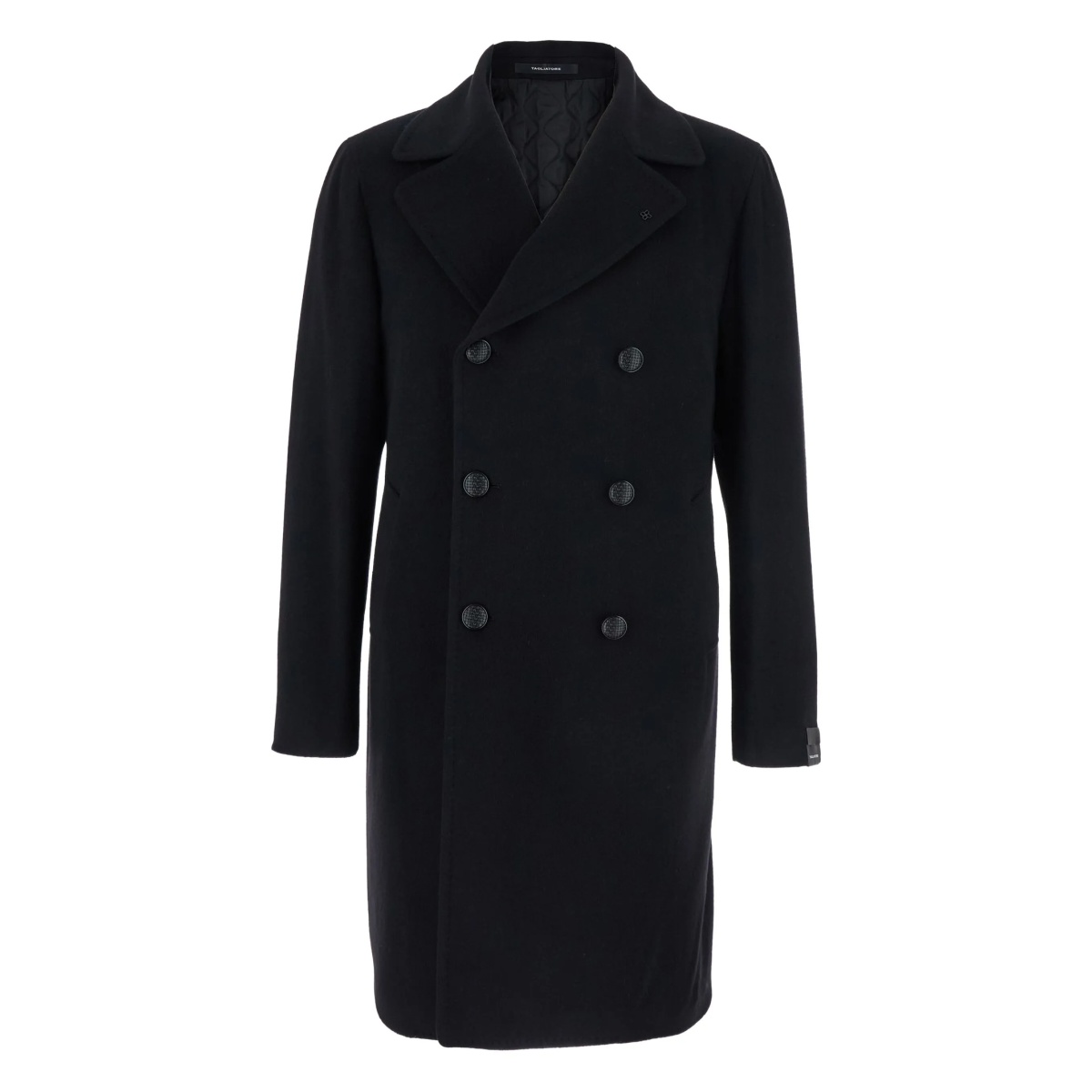 double-breasted buttoned coat