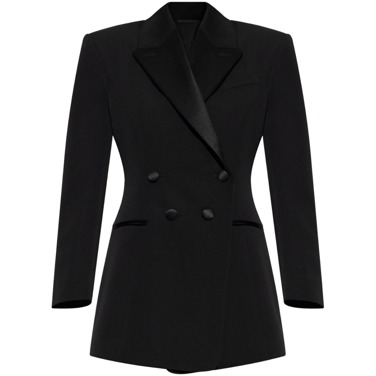 double-breasted tailored blazer