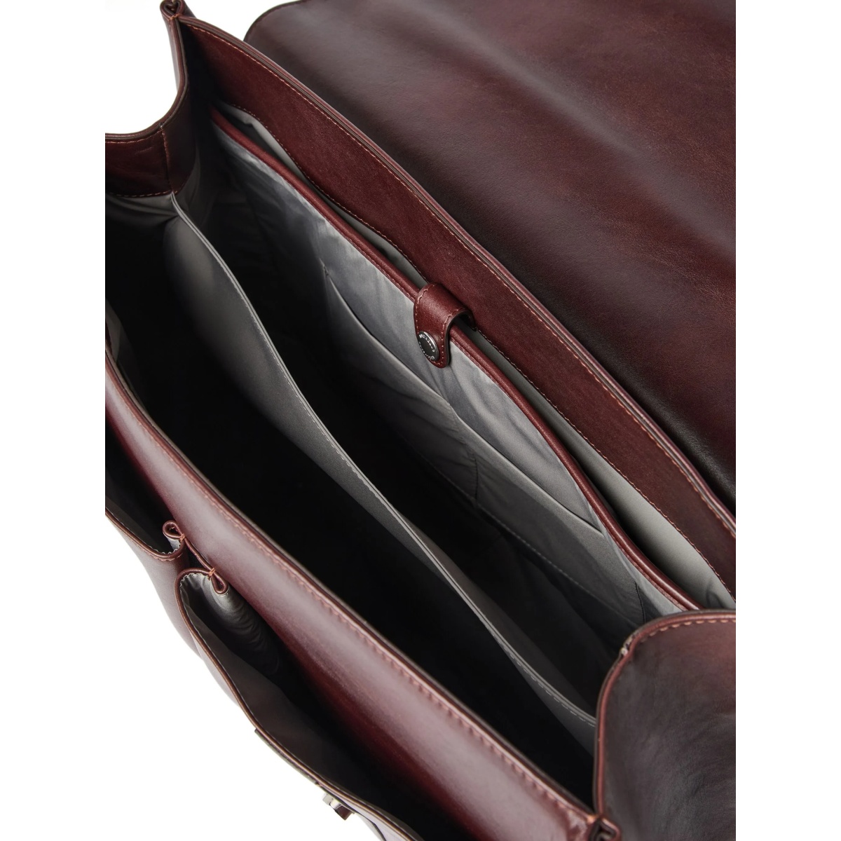 double-buckle leather briefcase - Img 4