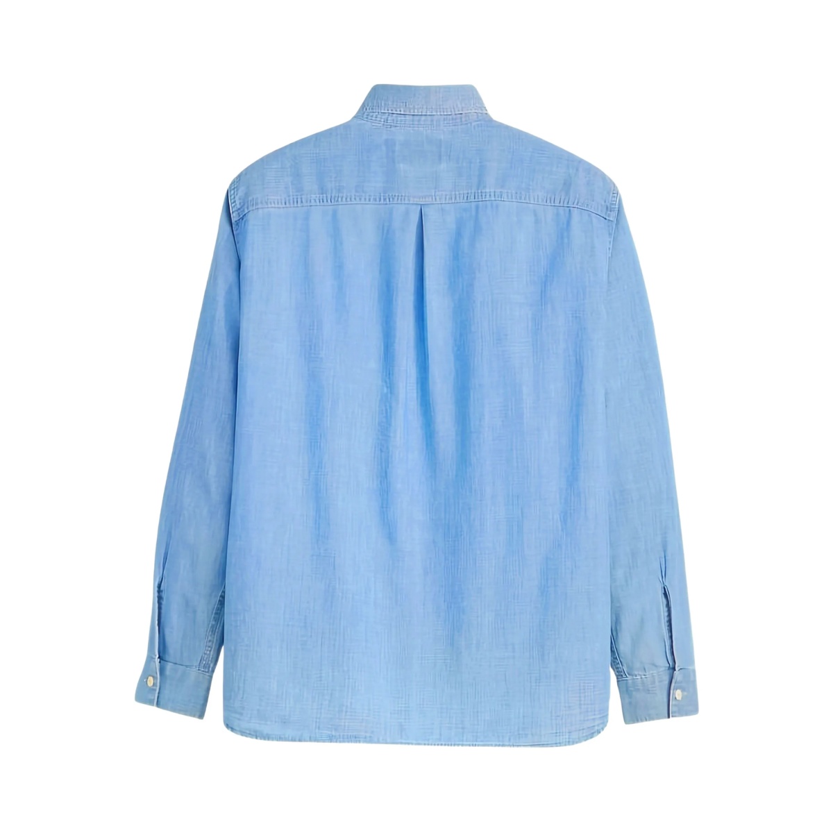 double-pocket denim shirt - Img 5