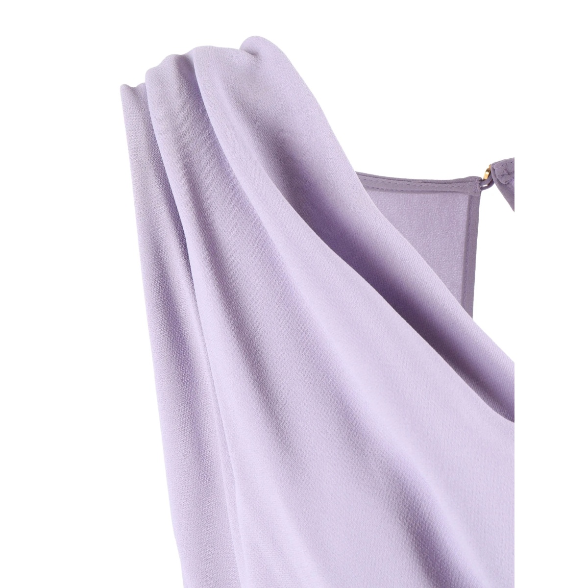draped keyhole mini dress - Img 3
