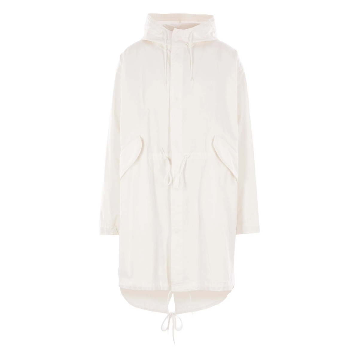 drawstring hooded parka