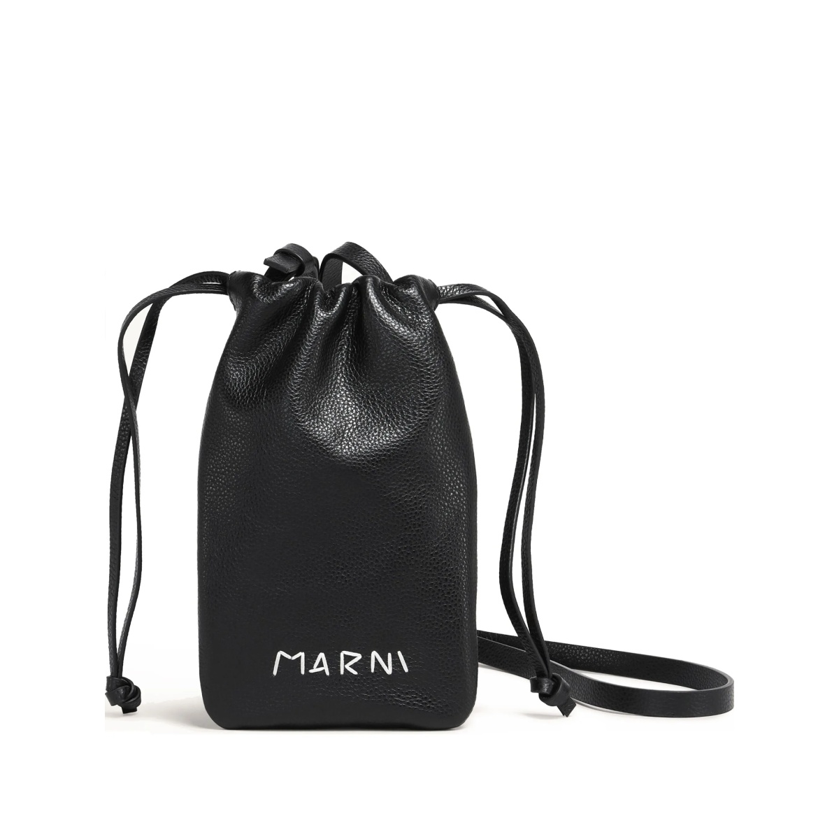 drawstring leather wallet