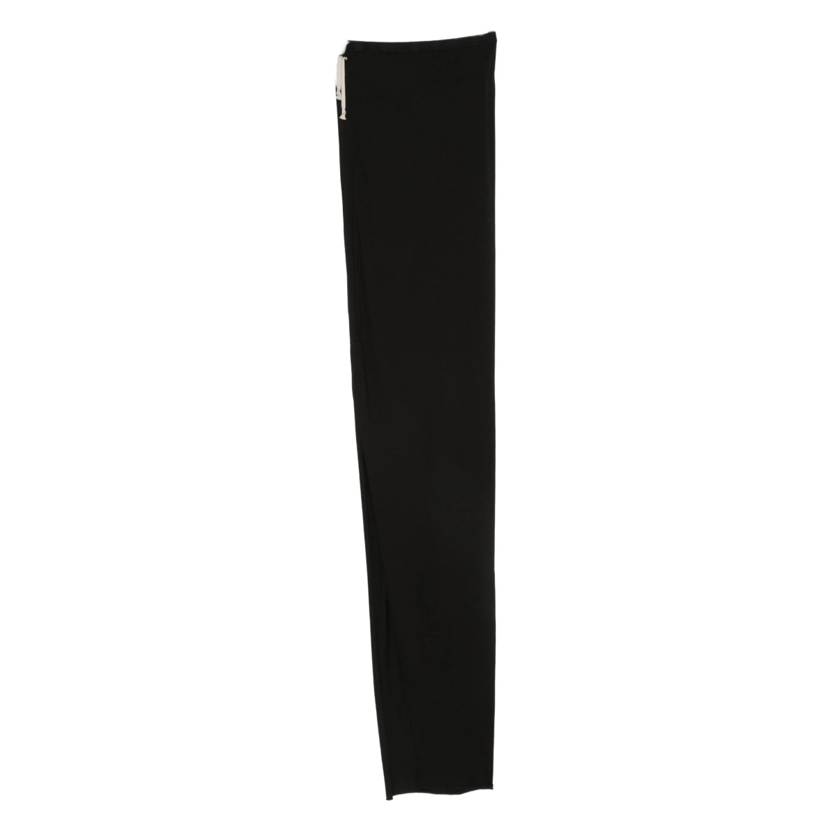 drawstring side-slit maxi skirt