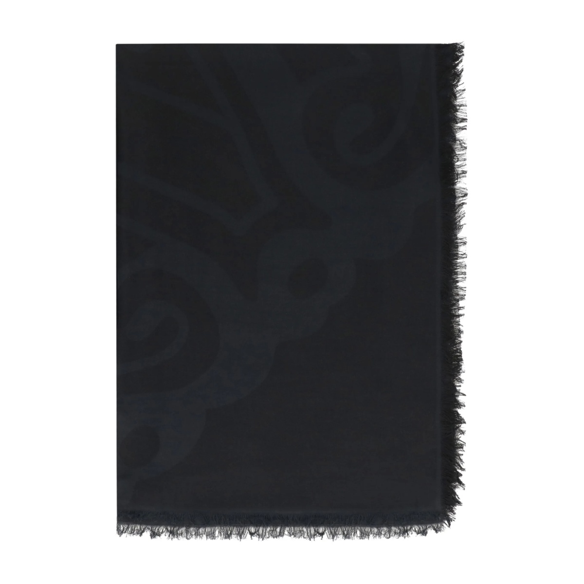 Eguale abstract-print fringed stole