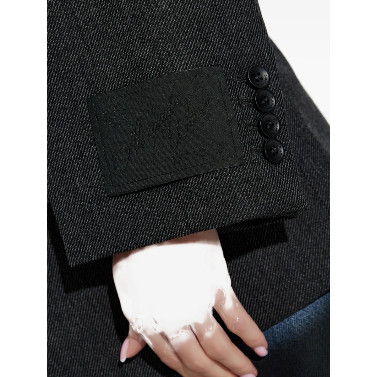elastic-waistband blazer - Img 5