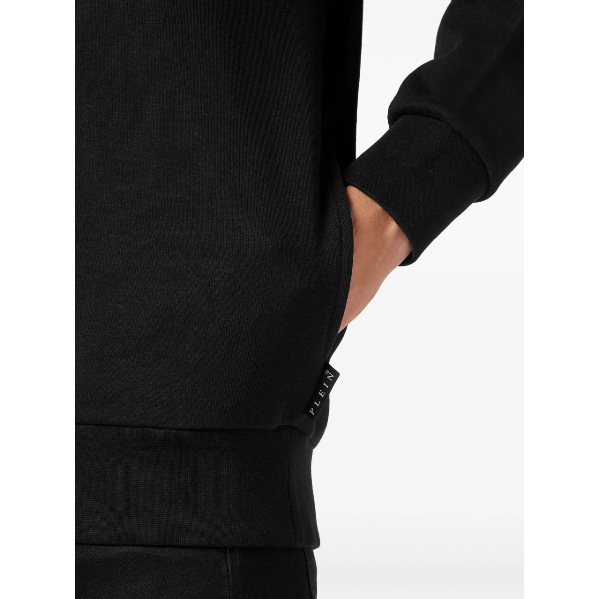 embellished logo-print hoodie - Img 5