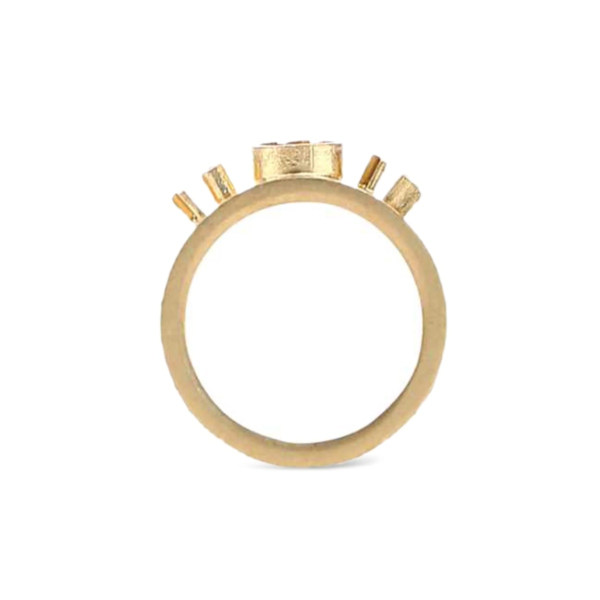 embossed band ring