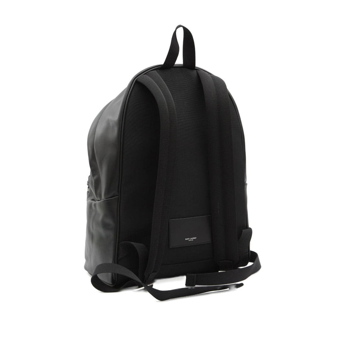 embossed-logo leather backpack - Img 2
