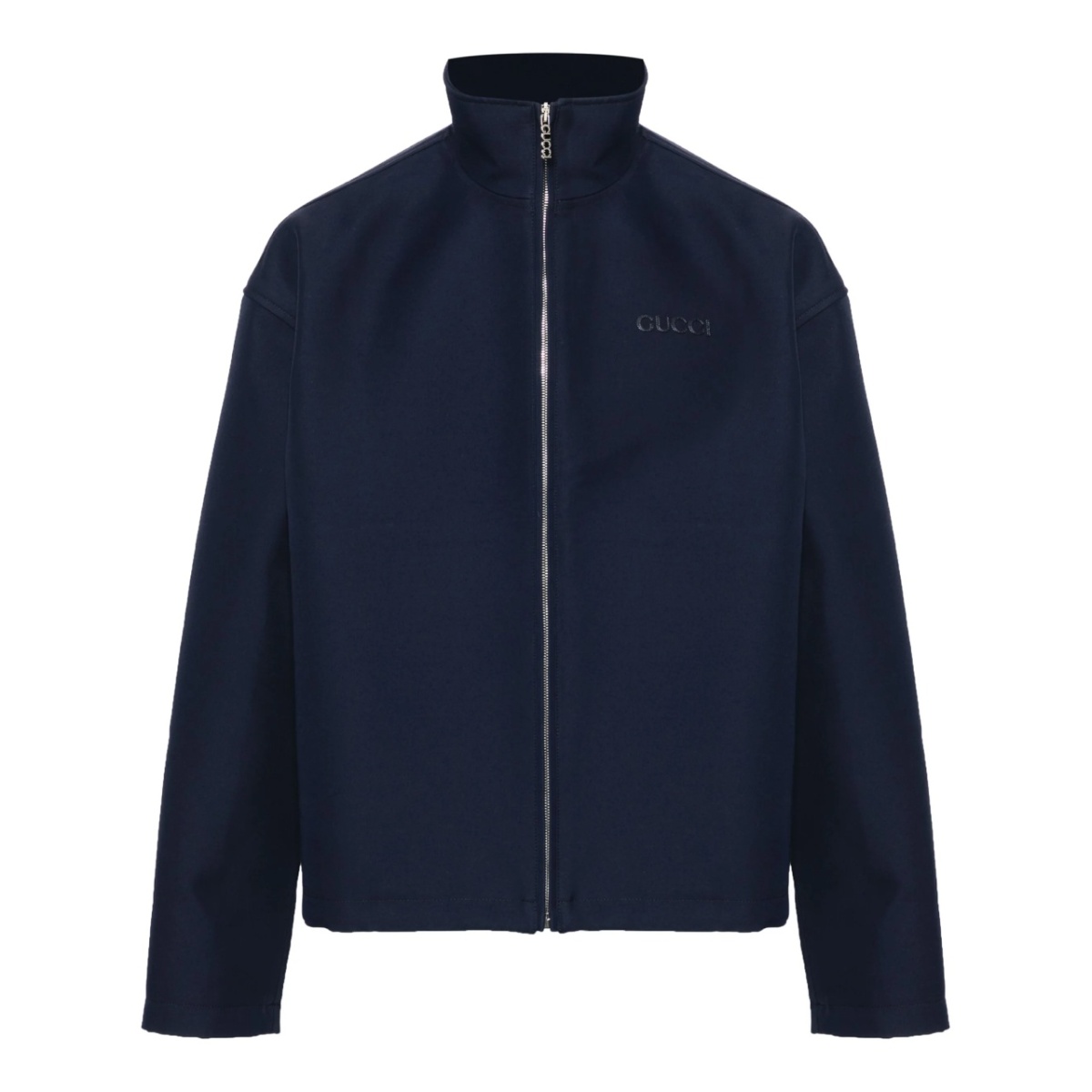 embroidered-logo jacket