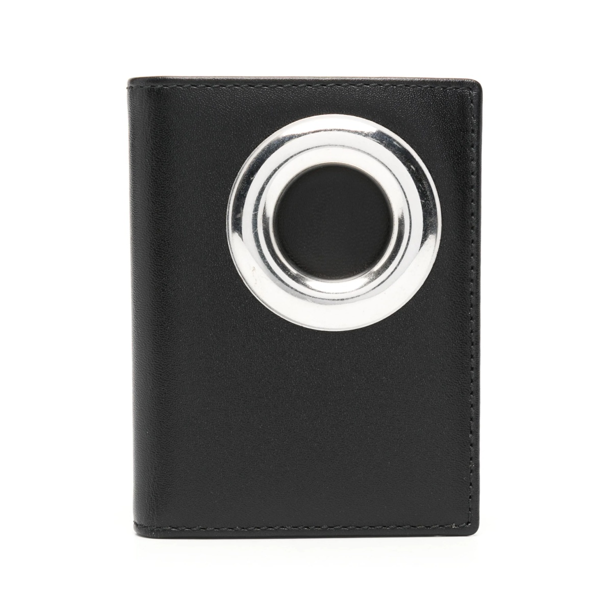 eyelet-detail bi-fold wallet