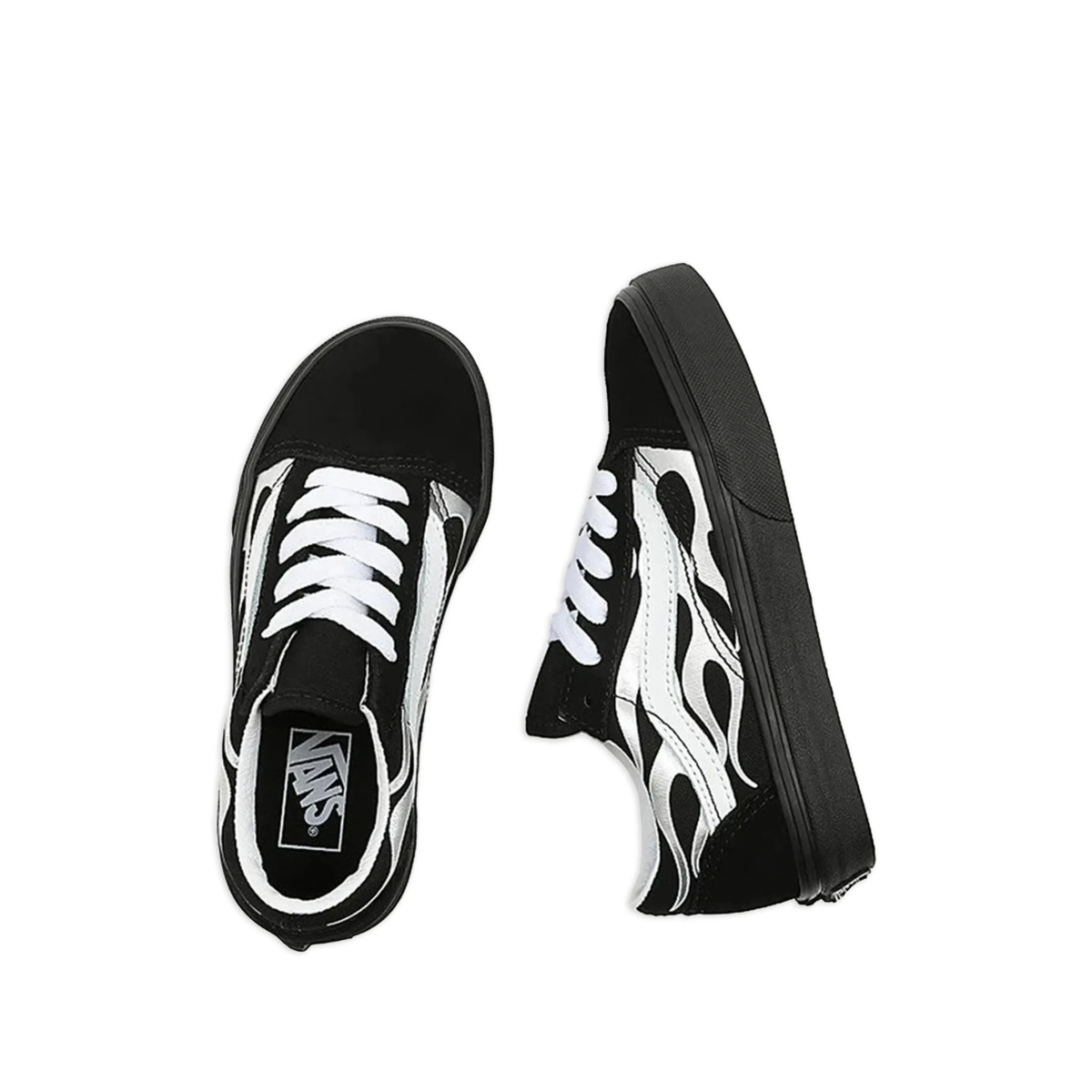 flame-motif sneakers - Img 2