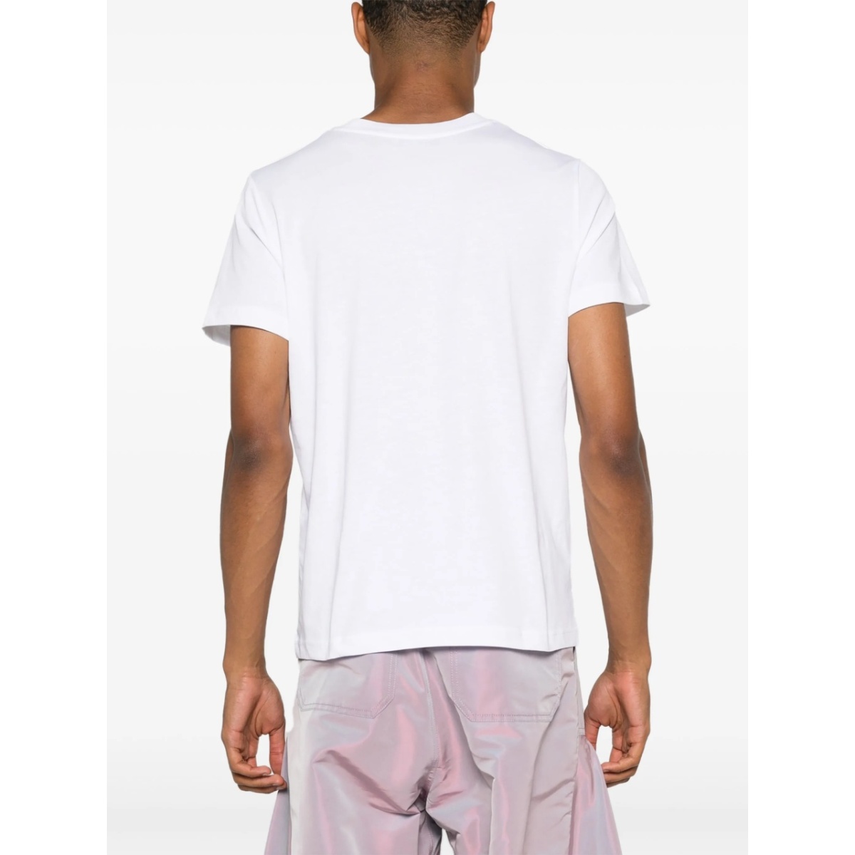 flocked-logo cotton T-shirt - Img 5