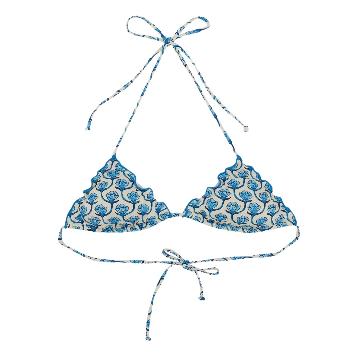 floral-print bikini top - Img 2