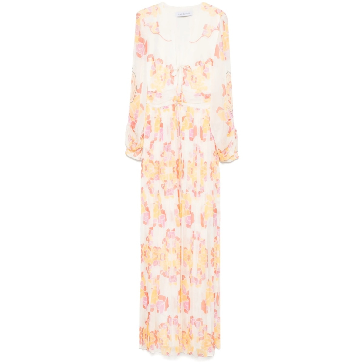 floral-print maxi dress