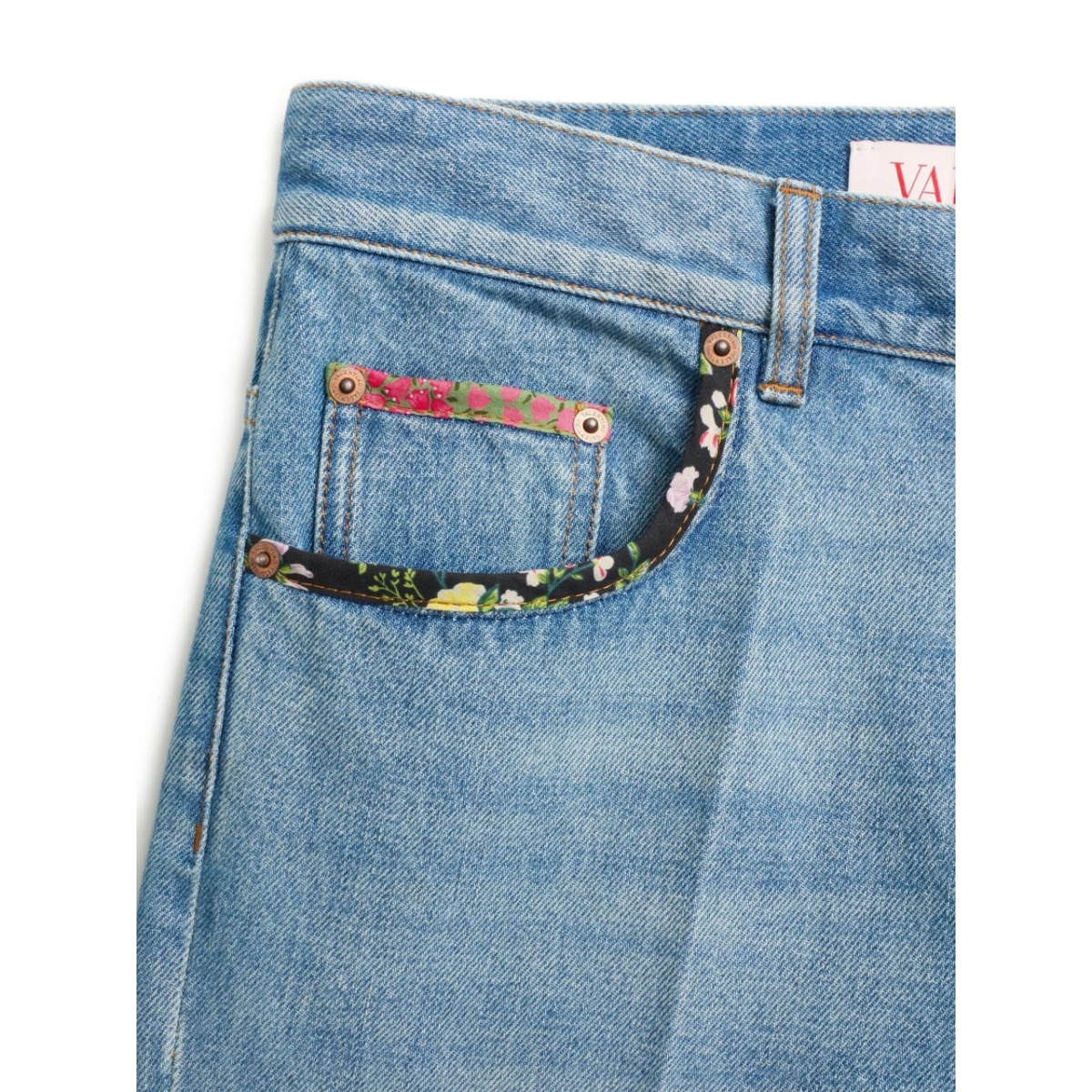 floral-trim jeans - Img 4