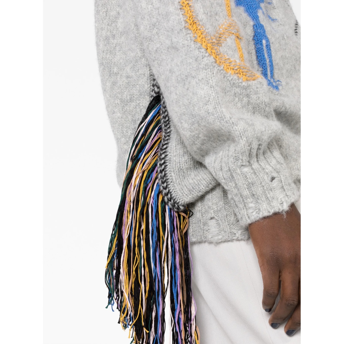 Folk graphic-embroidered jumper - Img 3