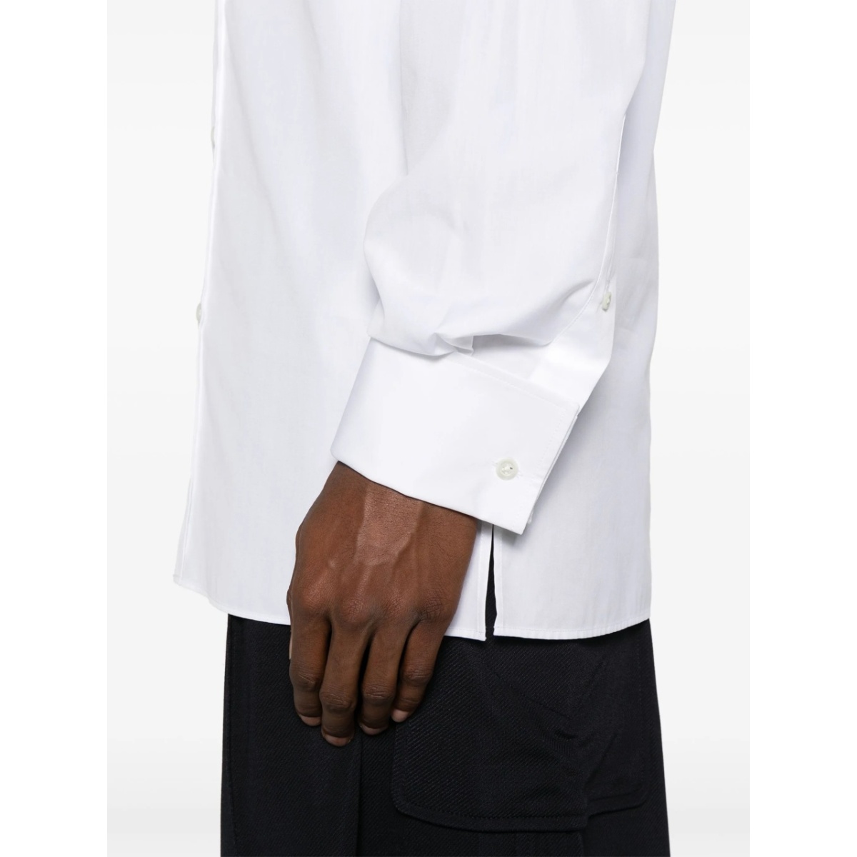 four-stitch cotton shirt - Img 5