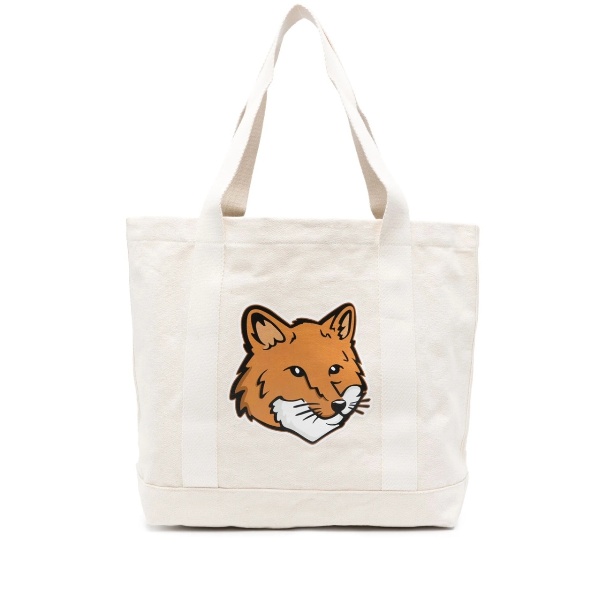 Fox Head canvas tote bag