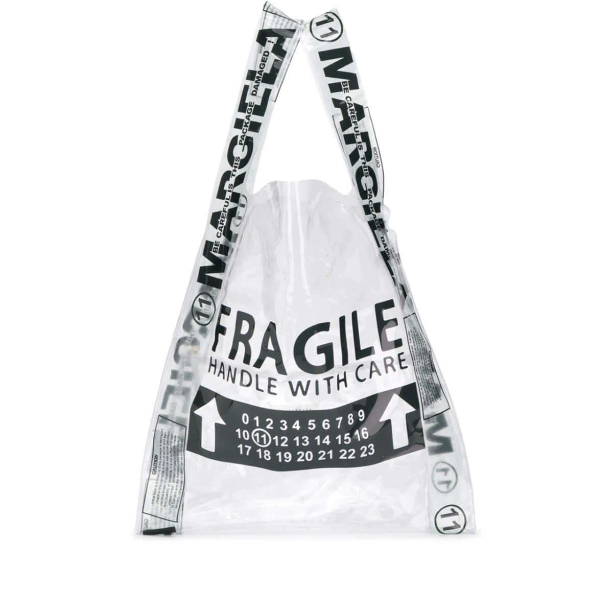 Fragile shopper tote