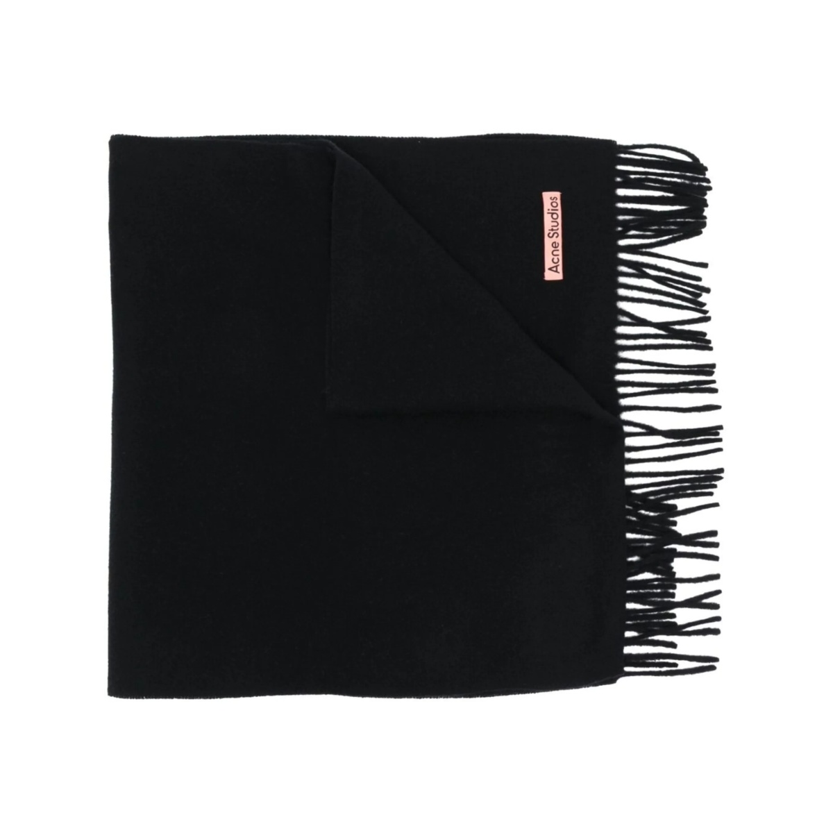 fringed wool scarf