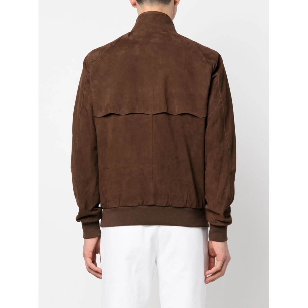 G9 Harrington panelled suede jacket - Img 5