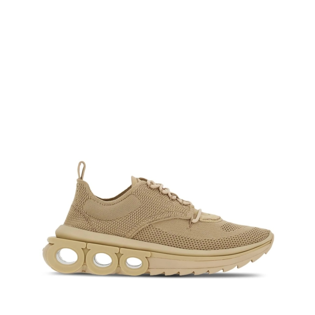 Gancini-plaque low-top sneakers