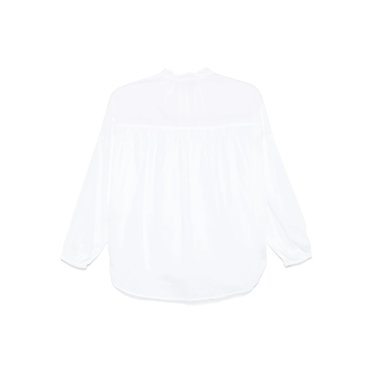 gathered poplin shirt - Img 2