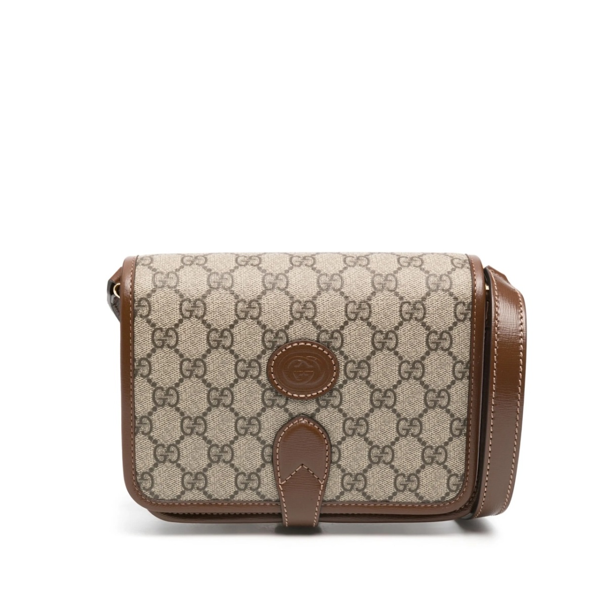 GG-canvas messenger bag