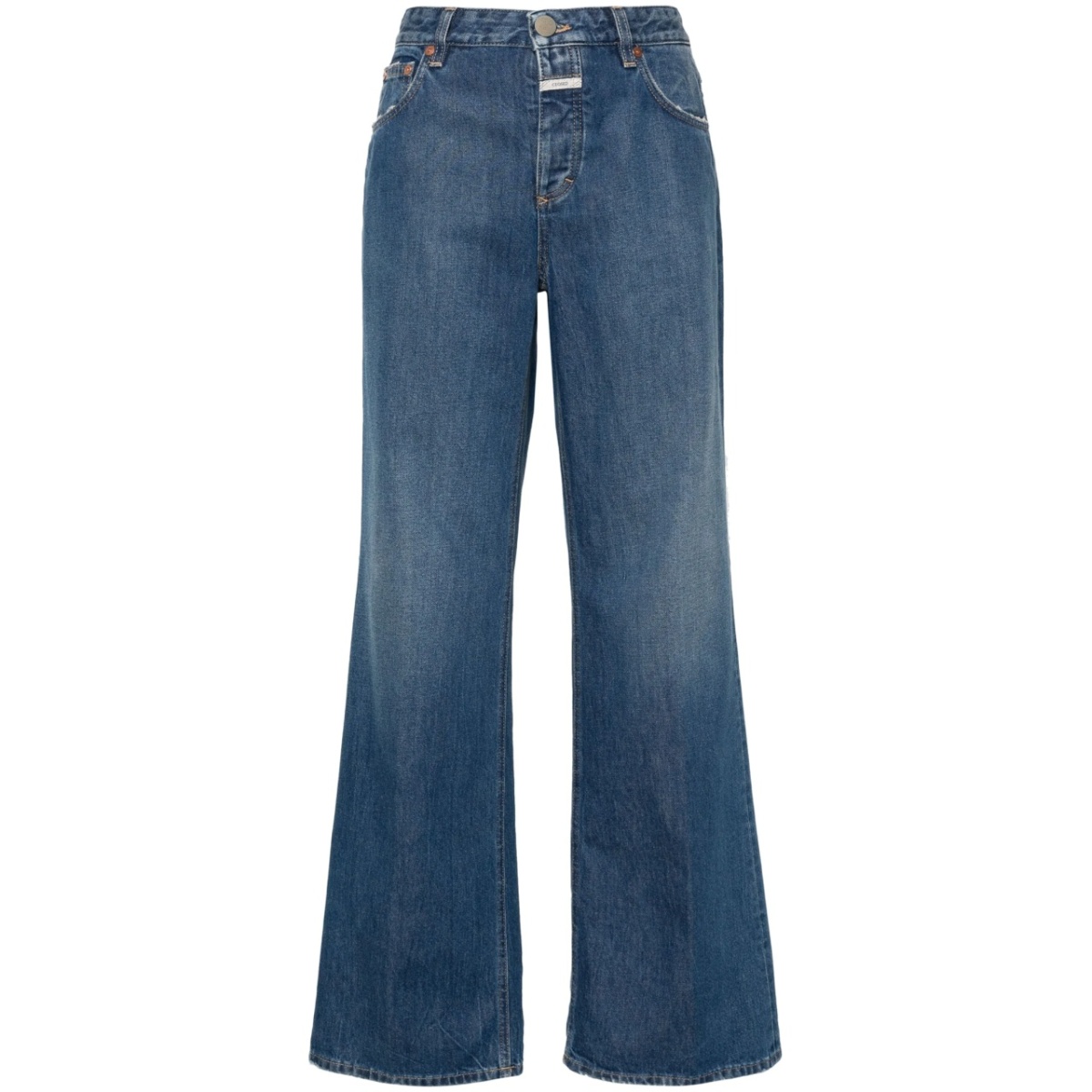 Gillan low-rise flared jeans