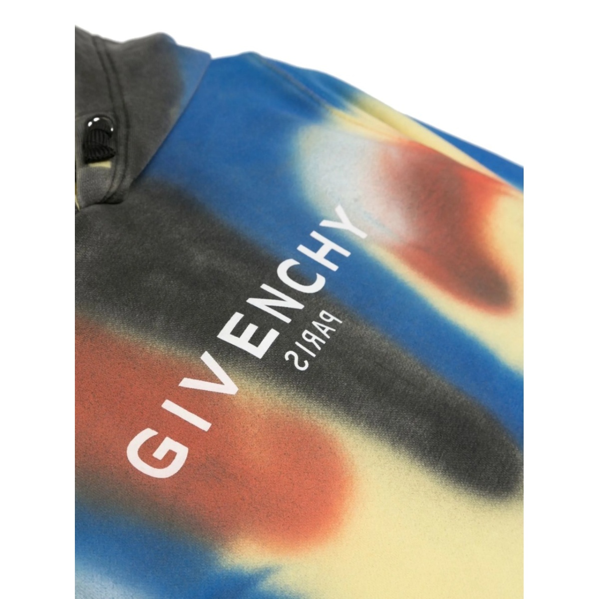 graffiti-effect logo-print hoodie - Img 3